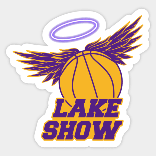 Los angeles basketball Sticker